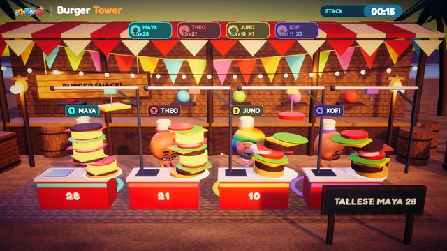 Burger Tower on the TV