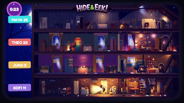 Hide & Eek! on the TV